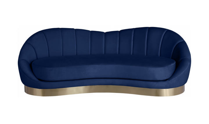 Meridian Furniture Shelly Velvet Upholstered Sofa