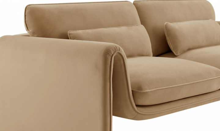 Meridian Furniture Sloan Velvet Fabric Upholstered Sofa