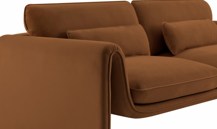 Meridian Furniture Sloan Velvet Fabric Upholstered Sofa