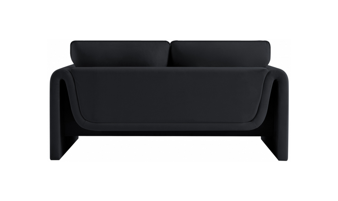 Meridian Furniture Sloan Velvet Fabric Upholstered Loveseat