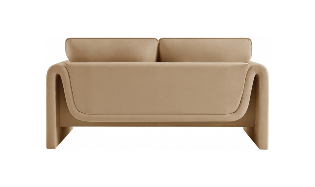 Meridian Furniture Sloan Velvet Fabric Upholstered Loveseat