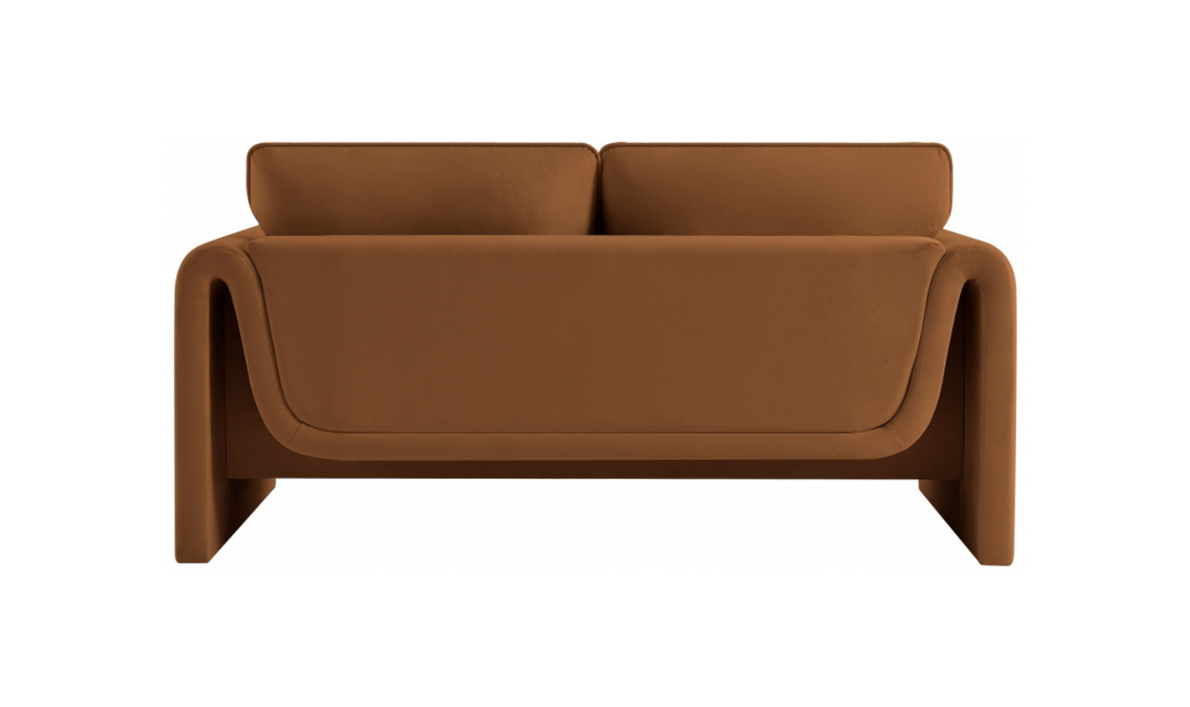 Meridian Furniture Sloan Velvet Fabric Upholstered Loveseat