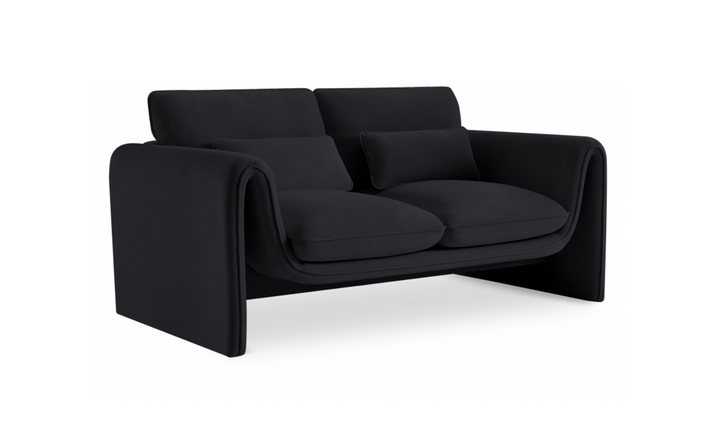 Meridian Furniture Sloan Velvet Fabric Upholstered Loveseat