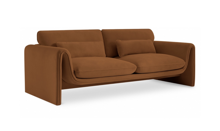 Meridian Furniture Sloan Velvet Fabric Upholstered Sofa