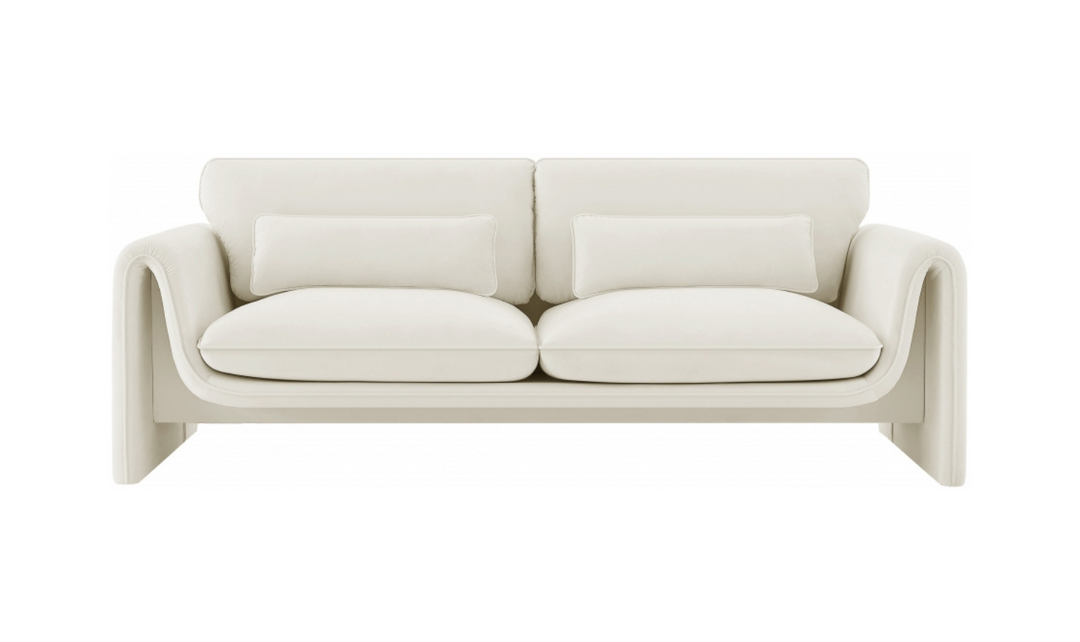 Meridian Furniture Sloan Velvet Fabric Upholstered Sofa
