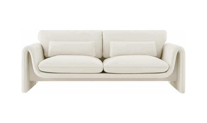 Meridian Furniture Sloan Velvet Fabric Upholstered Sofa
