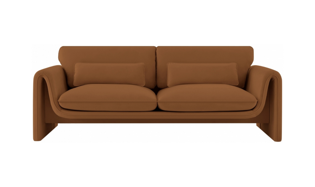Meridian Furniture Sloan Velvet Fabric Upholstered Sofa