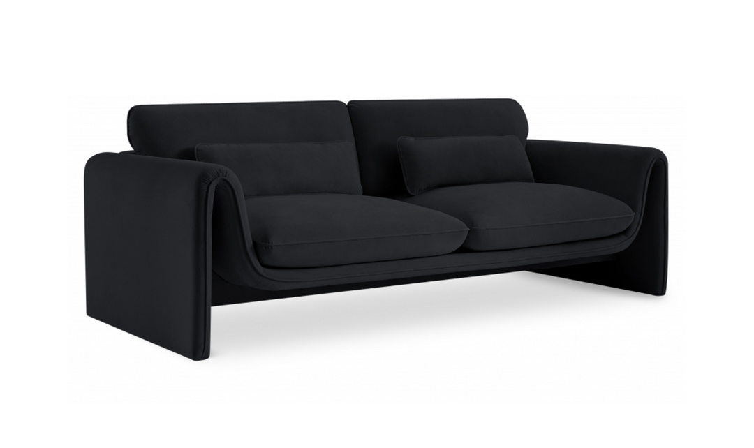 Meridian Furniture Sloan Velvet Fabric Upholstered Sofa