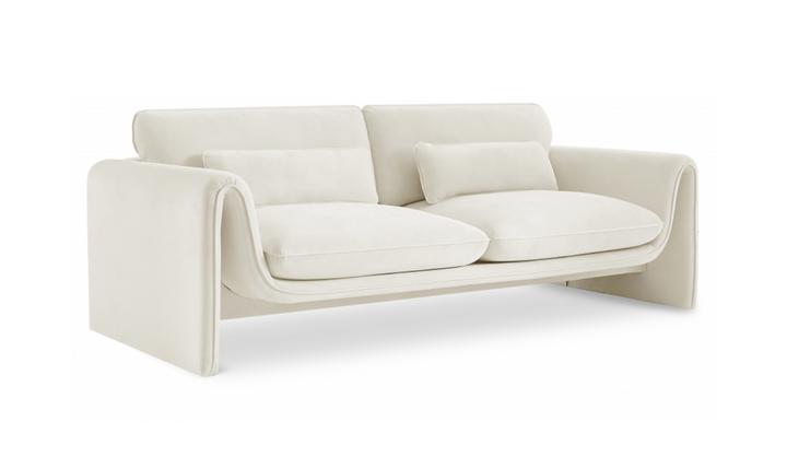 Meridian Furniture Sloan Velvet Fabric Upholstered Sofa