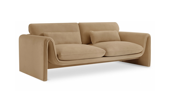 Meridian Furniture Sloan Velvet Fabric Upholstered Sofa