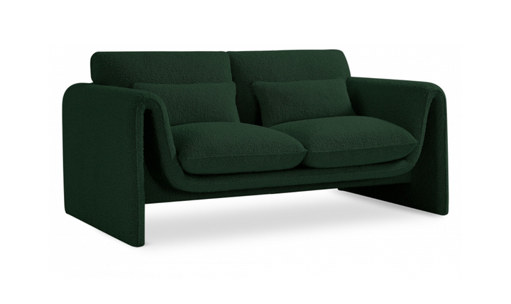 Meridian Furniture Stylus Boucle Fabric Upholstered Loveseat