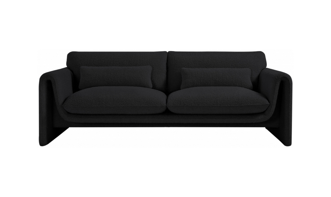 Meridian Furniture Stylus Boucle Fabric Upholstered Sofa