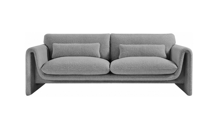 Meridian Furniture Stylus Boucle Fabric Upholstered Sofa