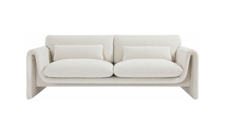 Meridian Furniture Stylus Boucle Fabric Upholstered Sofa