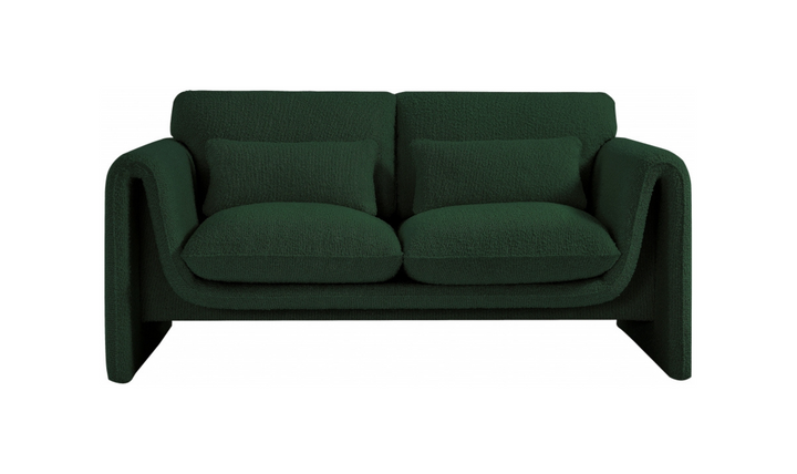 Meridian Furniture Stylus Boucle Fabric Upholstered Loveseat