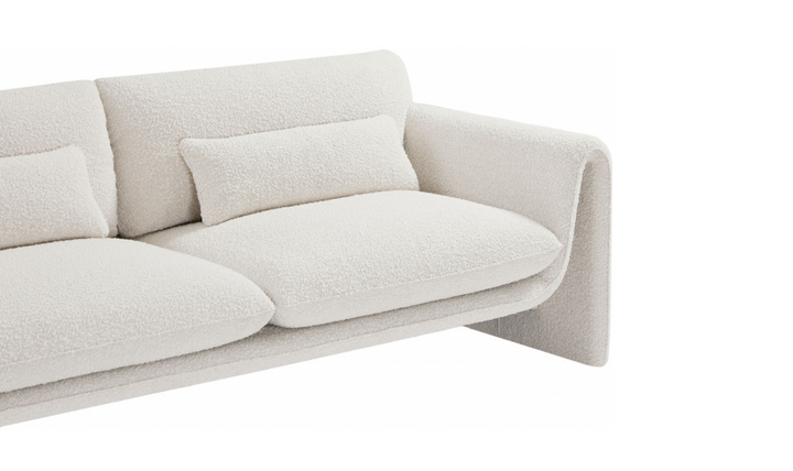 Meridian Furniture Stylus Boucle Fabric Upholstered Sofa
