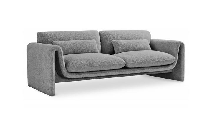 Meridian Furniture Stylus Boucle Fabric Upholstered Sofa