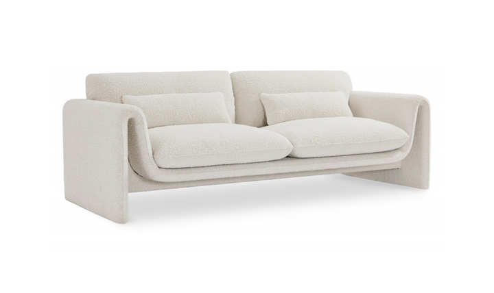 Meridian Furniture Stylus Boucle Fabric Upholstered Sofa