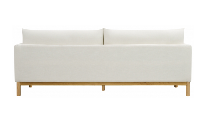 Meridian Langham Linen Textured Fabric Upholstered Sofa-Jennifer Furniture