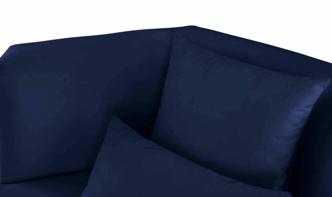 Meridian Furniture Marquis 3-Seater Velvet Upholstered Sofa-Jennifer Furniture