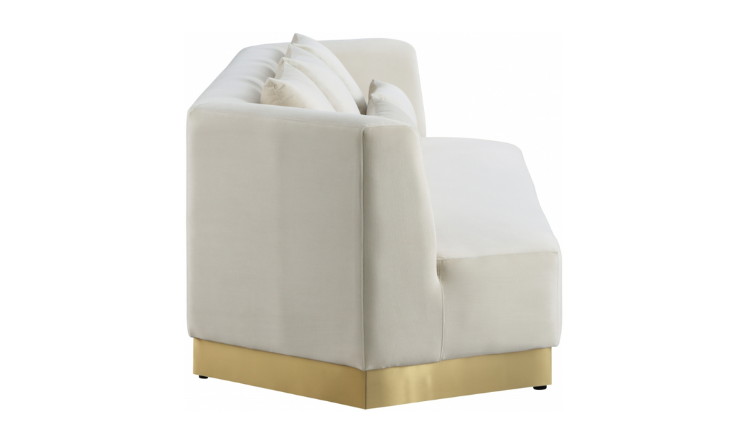 Meridian Furniture Marquis 3-Seater Velvet Upholstered Sofa-Jennifer Furniture