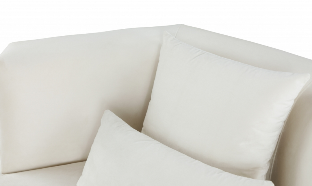 Meridian Furniture Marquis 3-Seater Velvet Upholstered Sofa-Jennifer Furniture