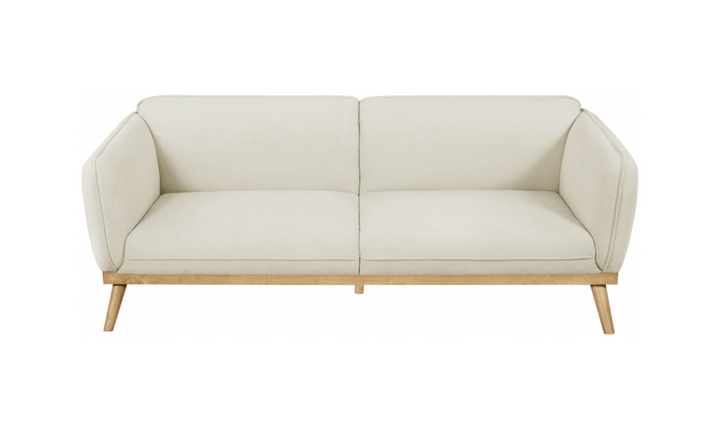 Meridian Nolita  Black Boucle Fabric Upholstered Sofa-Jennifer Furniture