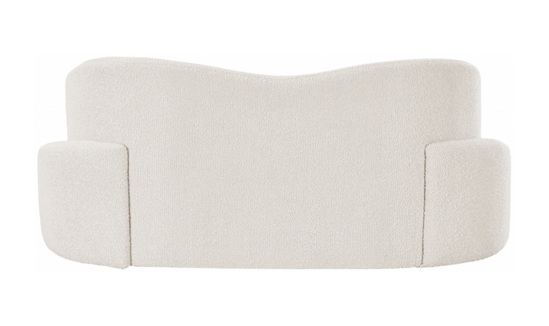 Meridian Principessa Boucle Fabric Upholstered Loveseat