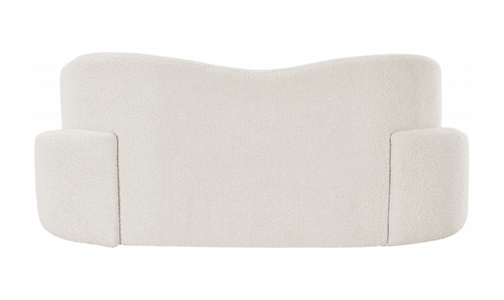 Meridian Principessa Boucle Fabric Upholstered Loveseat