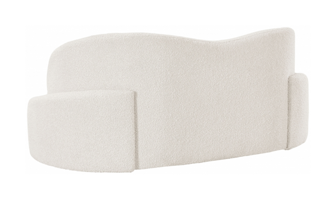 Meridian Principessa Boucle Fabric Upholstered Loveseat
