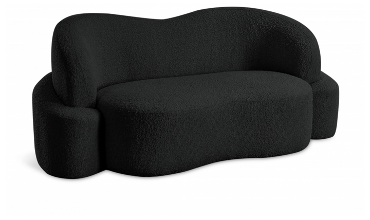 Meridian Principessa Boucle Fabric Upholstered Loveseat