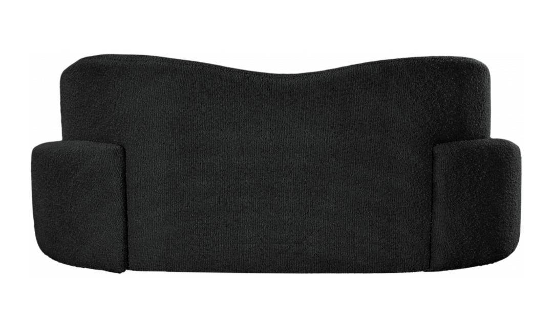 Meridian Principessa Boucle Fabric Upholstered Loveseat