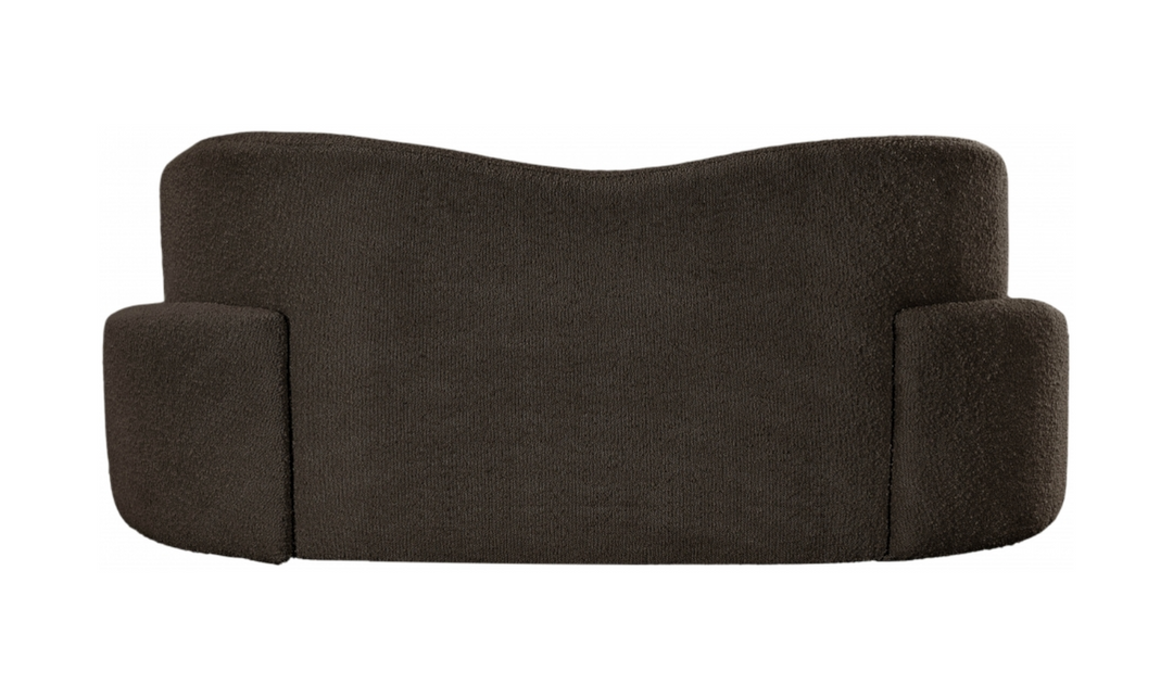 Meridian Principessa Boucle Fabric Upholstered Loveseat
