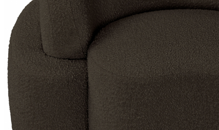 Meridian Principessa Boucle Fabric Upholstered Loveseat