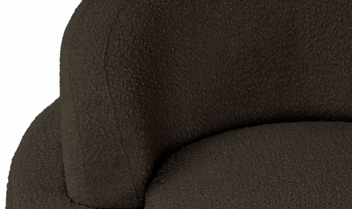 Meridian Principessa Boucle Fabric Upholstered Loveseat