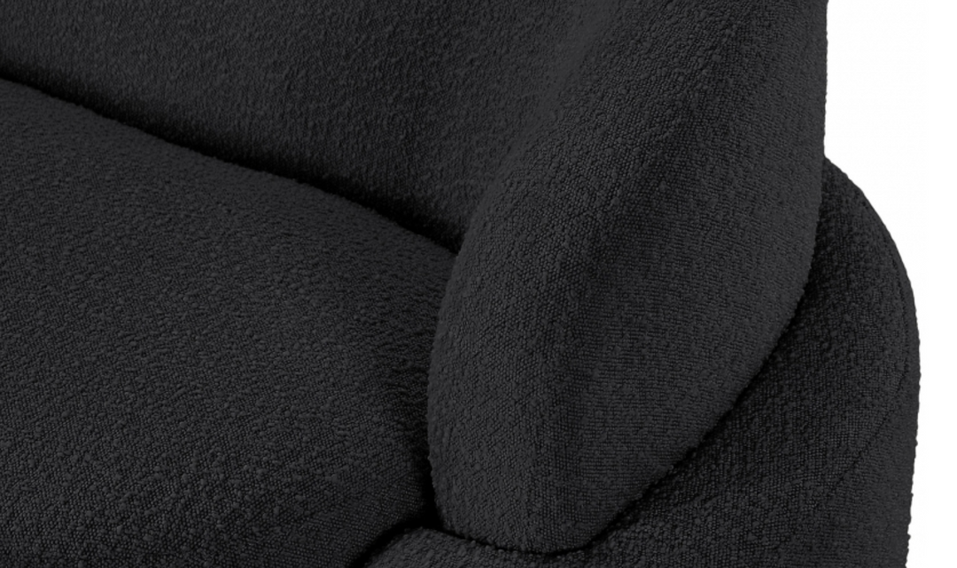 Meridian Principessa Boucle Fabric Upholstered Sofa