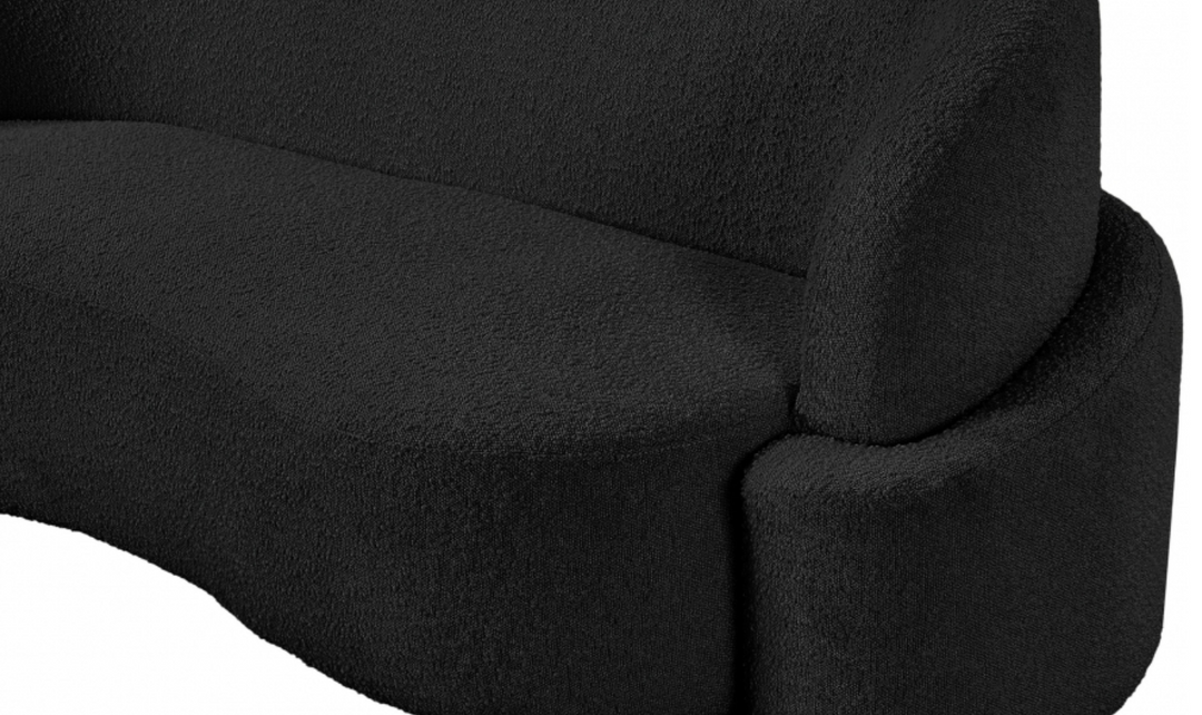 Meridian Principessa Boucle Fabric Upholstered Sofa