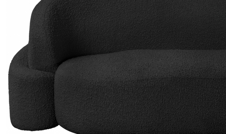 Meridian Principessa Boucle Fabric Upholstered Sofa