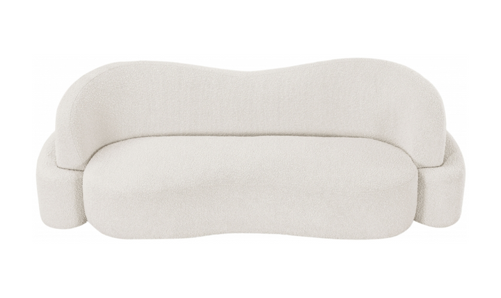 Meridian Principessa Boucle Fabric Upholstered Sofa