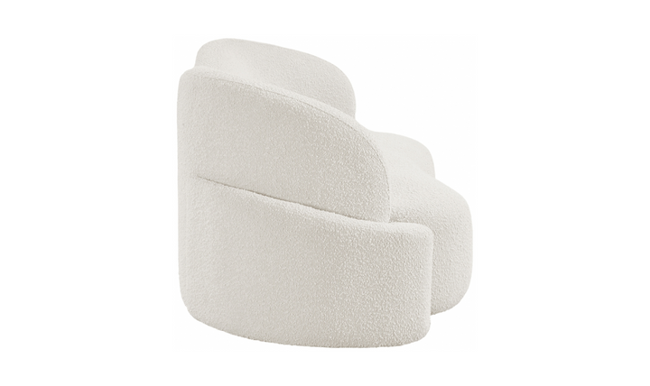 Meridian Principessa Boucle Fabric Upholstered Sofa