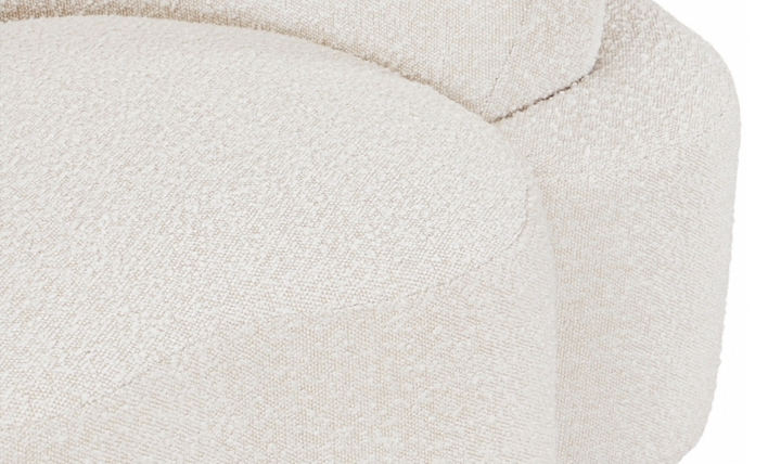 Meridian Principessa Boucle Fabric Upholstered Sofa