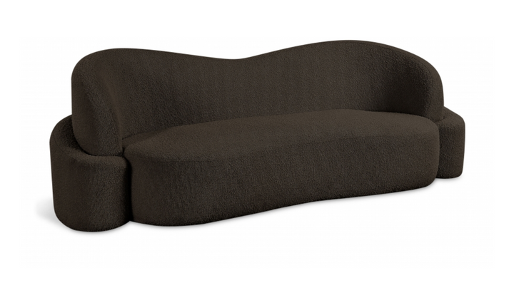 Meridian Principessa Boucle Fabric Upholstered Sofa