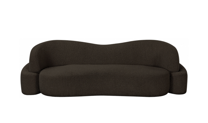 Meridian Principessa Boucle Fabric Upholstered Sofa
