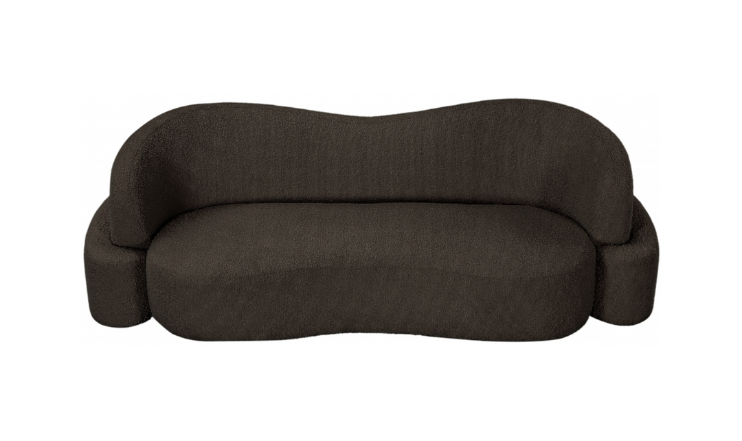 Meridian Principessa Boucle Fabric Upholstered Sofa