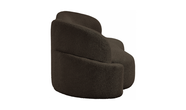 Meridian Principessa Boucle Fabric Upholstered Sofa