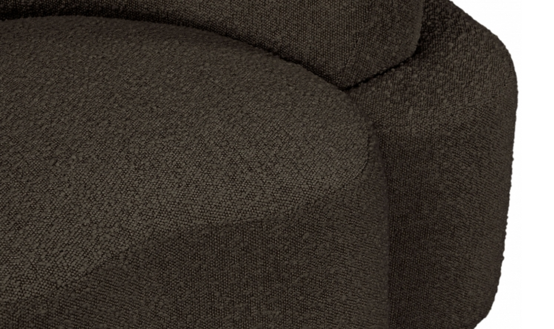 Meridian Principessa Boucle Fabric Upholstered Sofa