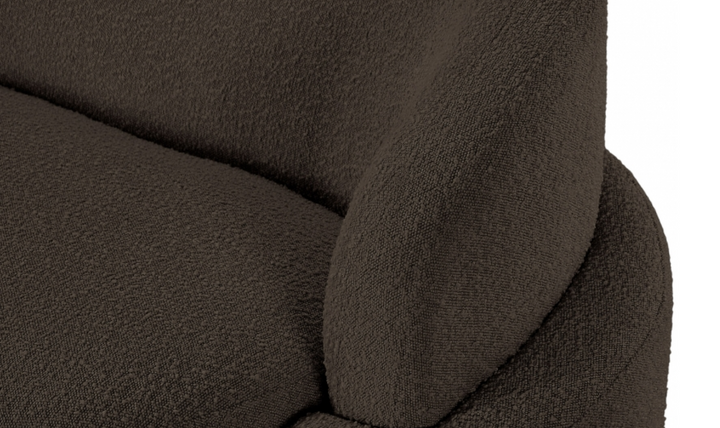 Meridian Principessa Boucle Fabric Upholstered Sofa