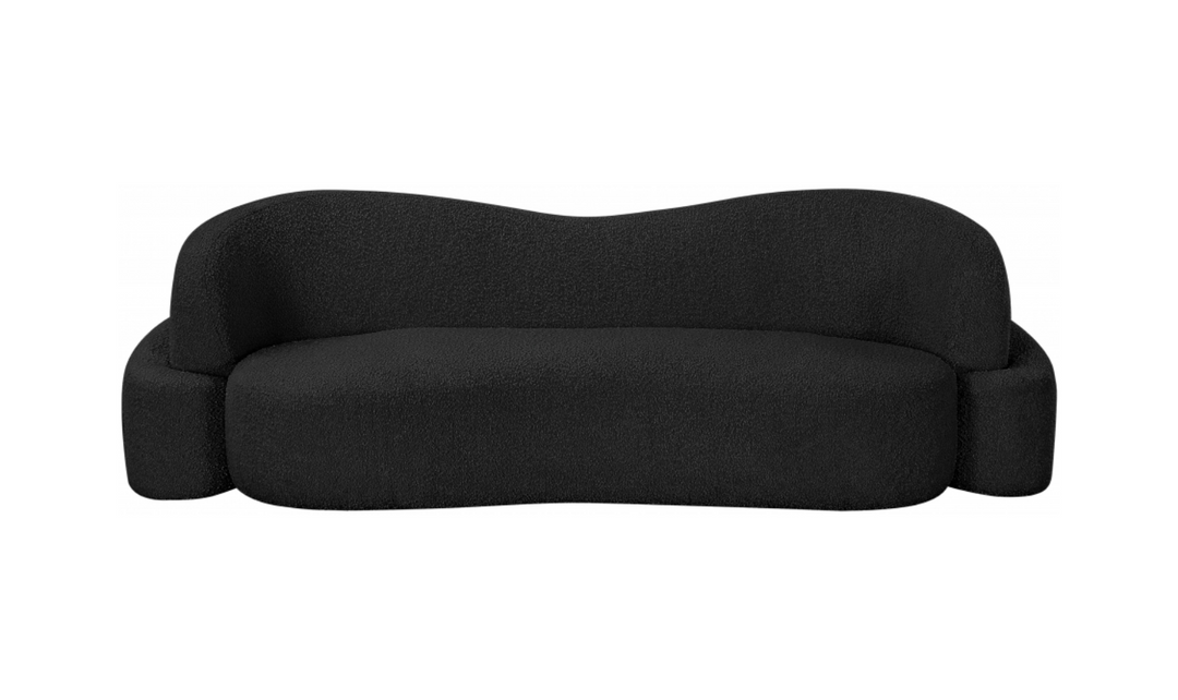 Meridian Principessa Boucle Fabric Upholstered Sofa