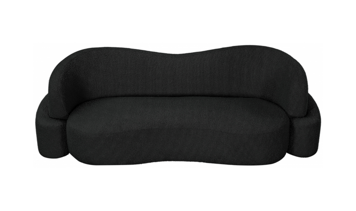 Meridian Principessa Boucle Fabric Upholstered Sofa