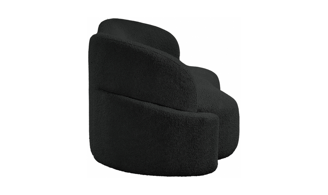 Meridian Principessa Boucle Fabric Upholstered Sofa